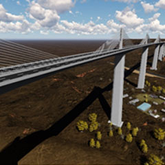 陜西合銅高速公路矮塔斜拉橋項目